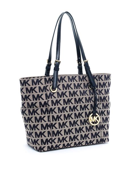 michael kors tote grey|michael kors large monogram tote.